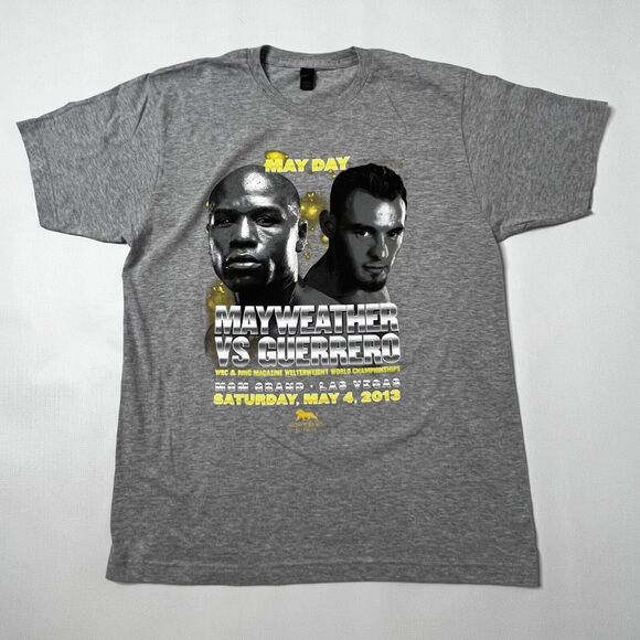 Mayweather vs Guerrero Welterweight World Championship Boxing Shirt Adult Large - Picture 1 of 6